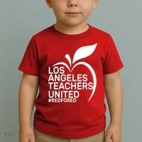 Los Angeles Teachers United Red For Ed Toddler T-Shirt thumb 2