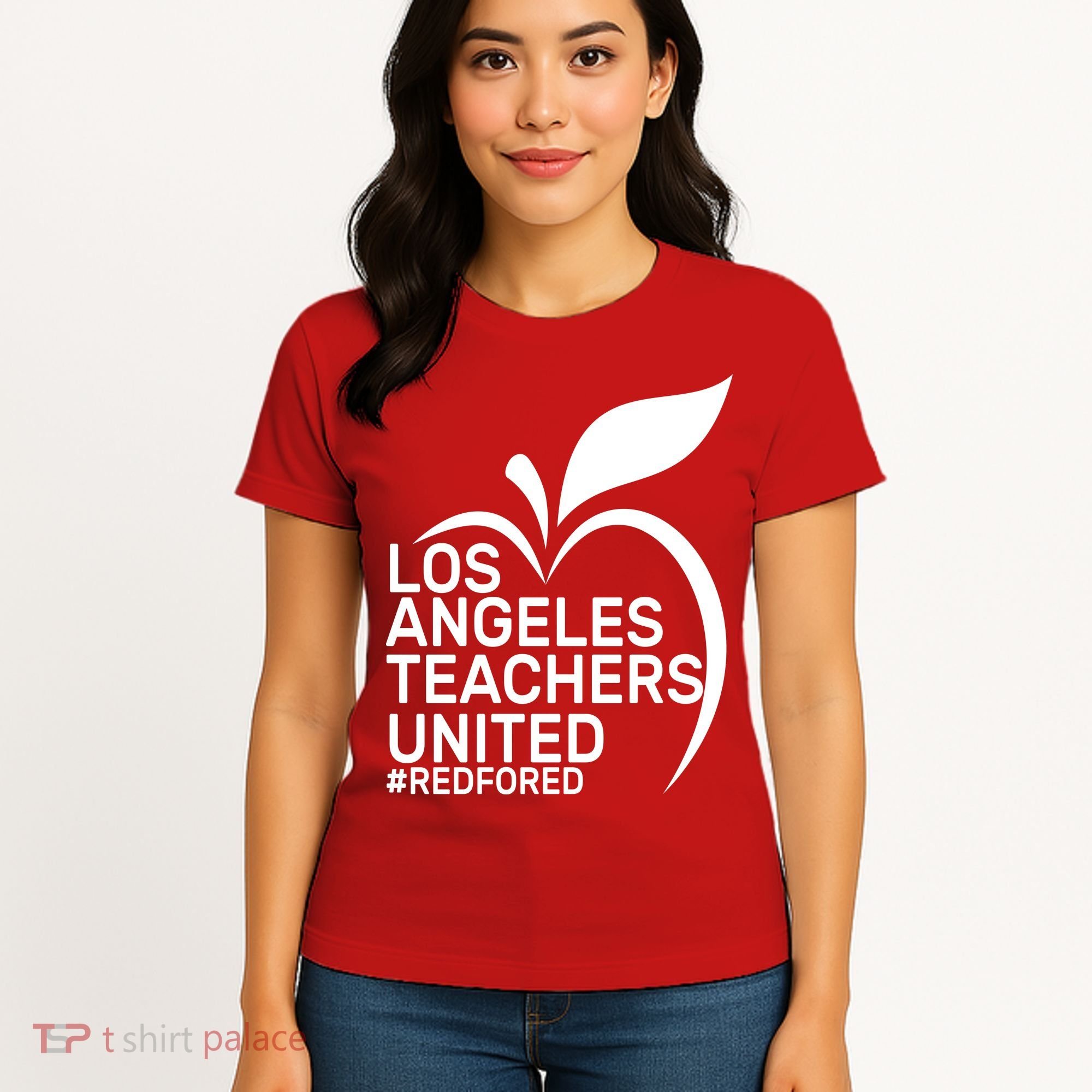 Los Angeles Teachers United Red For Ed Women's T-Shirt