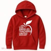 Los Angeles Teachers United Red For Ed Kids Hoodie thumb 0