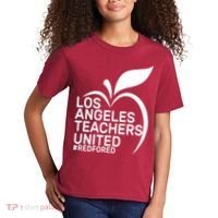 Los Angeles Teachers United Red For Ed Kids T-Shirt thumb 2