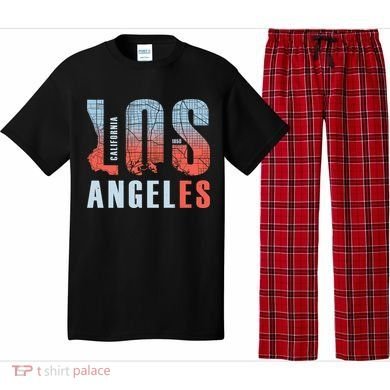 Los Angeles Vintage Emblem Pajama Set