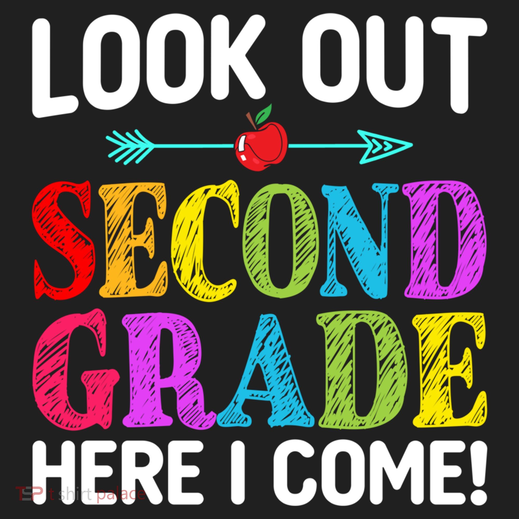 Look Out Second Grade Here I Come First Day Back To School Gift Women's Sweatshirt