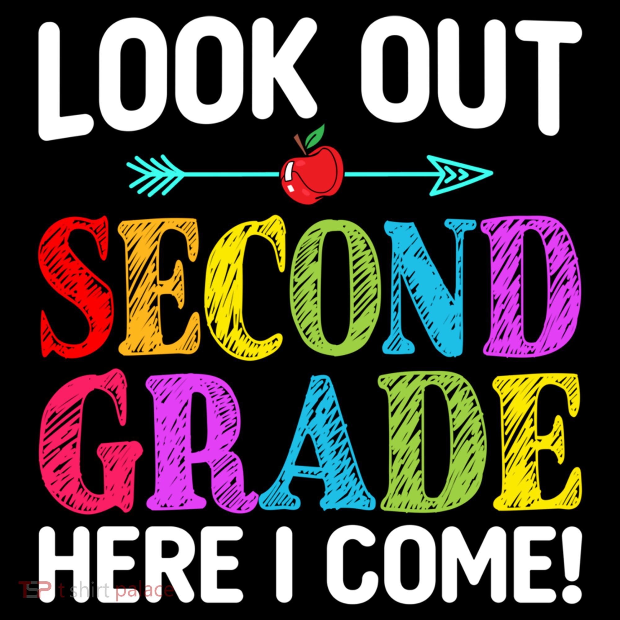 Look Out Second Grade Here I Come First Day Back To School Gift Doggie Tank