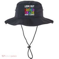 Look Out Second Grade Here I Come First Day Back To School Gift Bucket Hat thumb 0