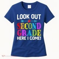 Look Out Second Grade Here I Come First Day Back To School Gift Women's T-Shirt thumb 0