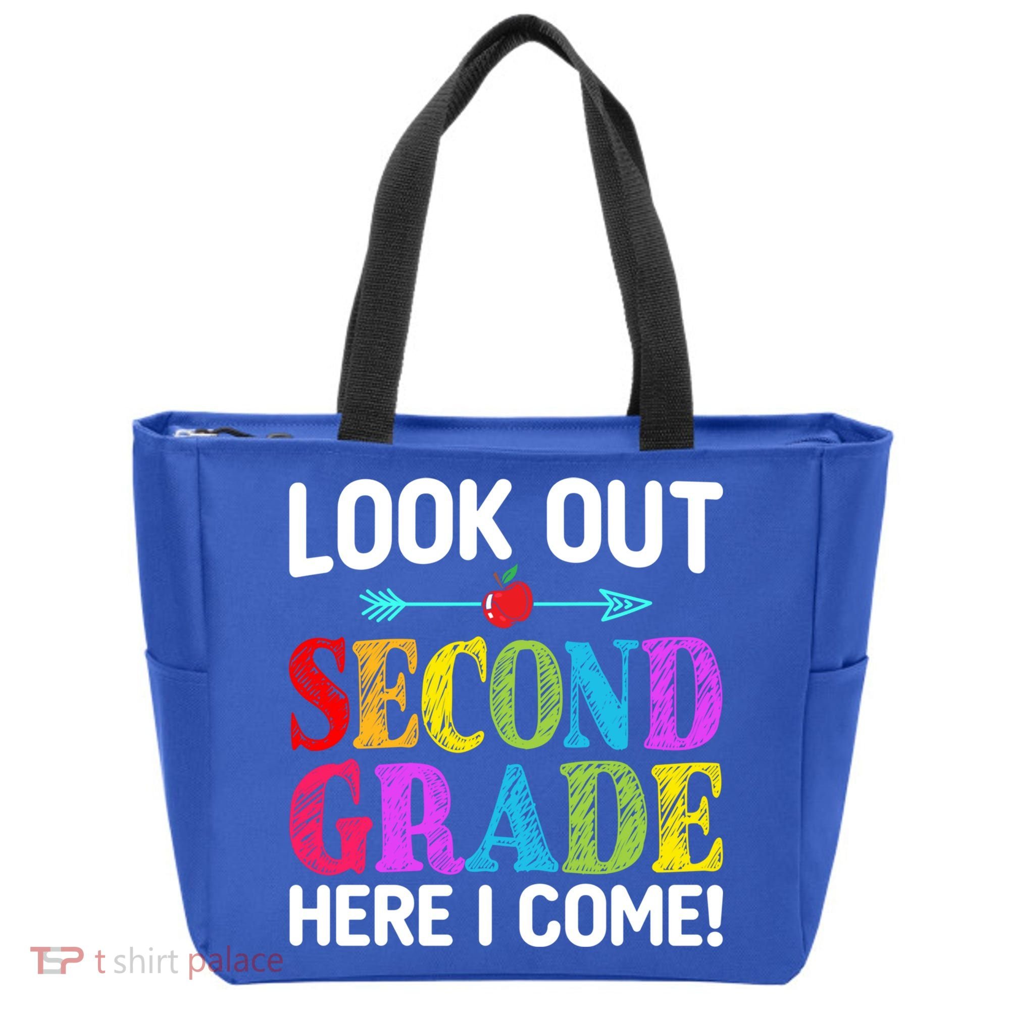 Look Out Second Grade Here I Come First Day Back To School Gift Tote Bag