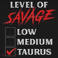 Level Of Savage Taurus Funny Zodiac Queen King Girl Women's Hoodie thumb 2