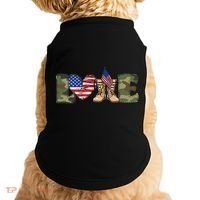 Love Our Soldiers, US Troops Doggie Tank thumb 0