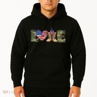 Love Our Soldiers, US Troops Hoodie thumb 2