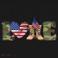 Love Our Soldiers, US Troops Sweatshirt thumb 3