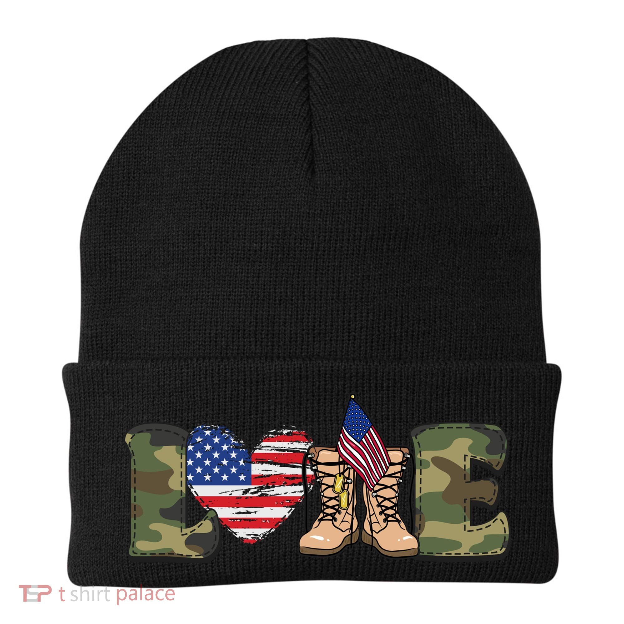 Love Our Soldiers, US Troops Beanie