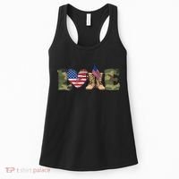 Love Our Soldiers, US Troops Women's Tank Top thumb 0