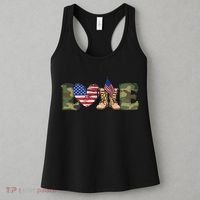 Love Our Soldiers, US Troops Women's Tank Top thumb 3