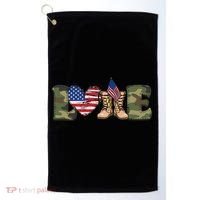 Love Our Soldiers, US Troops Golf Towel thumb 0