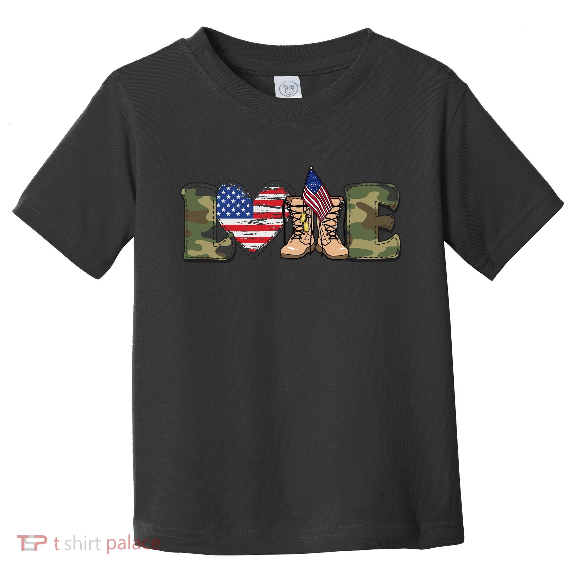 Love Our Soldiers, US Troops Toddler T-Shirt