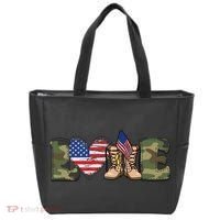 Love Our Soldiers, US Troops Tote Bag thumb 0