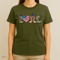 Love Our Soldiers, US Troops T-Shirt thumb 4