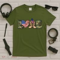 Love Our Soldiers, US Troops T-Shirt thumb 5