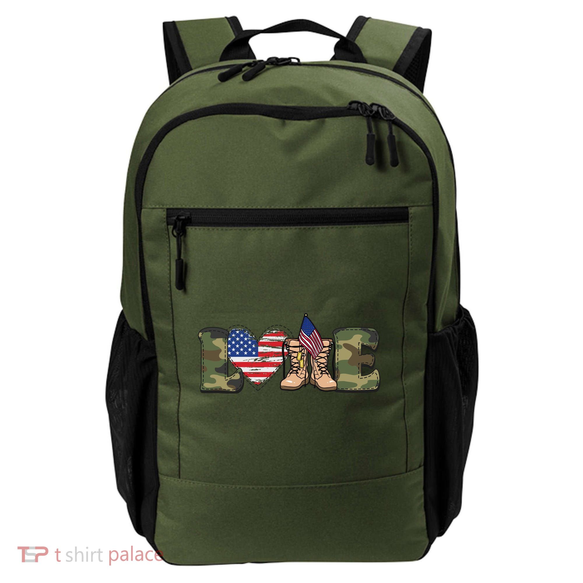 Love Our Soldiers, US Troops Backpack