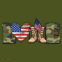Love Our Soldiers, US Troops Mousepad thumb 1