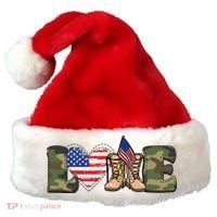 Love Our Soldiers, US Troops Santa Hat thumb 0