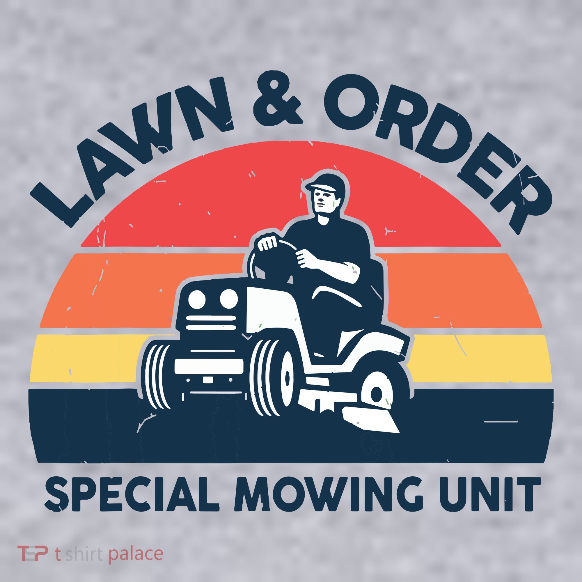 Lawn Order Special Mowing Unit Funny Mower Gardening Dad Women's Sweatshirt