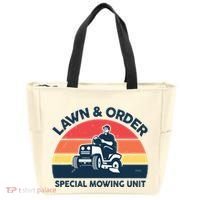 Lawn Order Special Mowing Unit Funny Mower Gardening Dad Tote Bag thumb 0