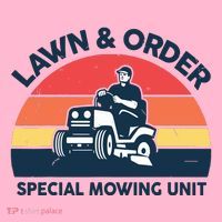 Lawn Order Special Mowing Unit Funny Mower Gardening Dad Coaster thumb 2