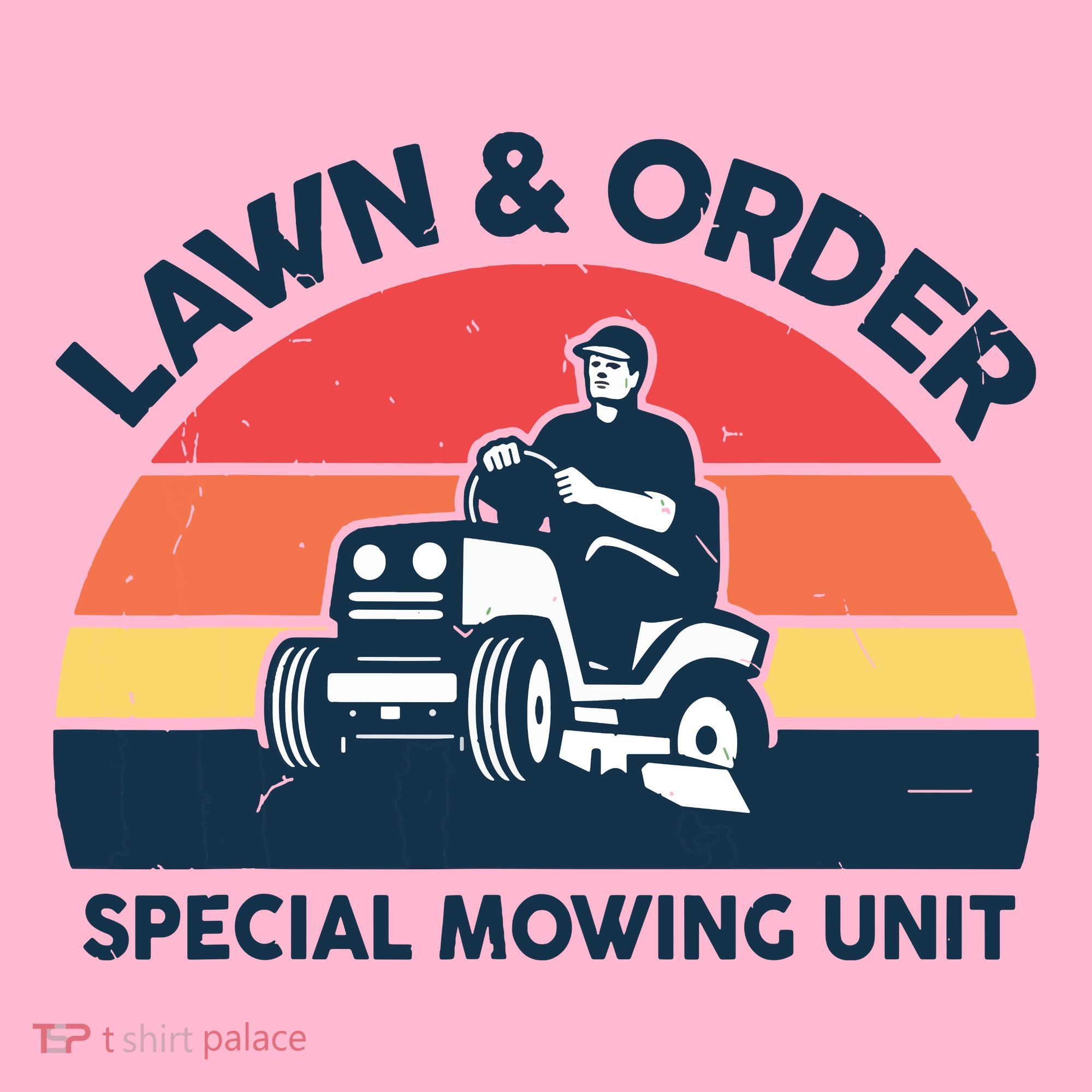 Lawn Order Special Mowing Unit Funny Mower Gardening Dad Coaster