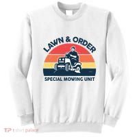 Lawn Order Special Mowing Unit Funny Mower Gardening Dad Sweatshirt thumb 0