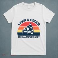 Lawn Order Special Mowing Unit Funny Mower Gardening Dad T-Shirt thumb 5