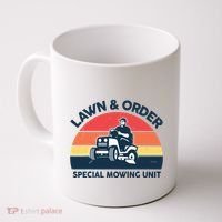 Lawn Order Special Mowing Unit Funny Mower Gardening Dad Coffee Mug thumb 0