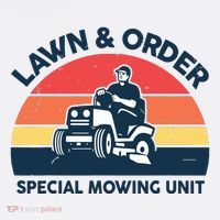 Lawn Order Special Mowing Unit Funny Mower Gardening Dad Women's Hoodie thumb 2