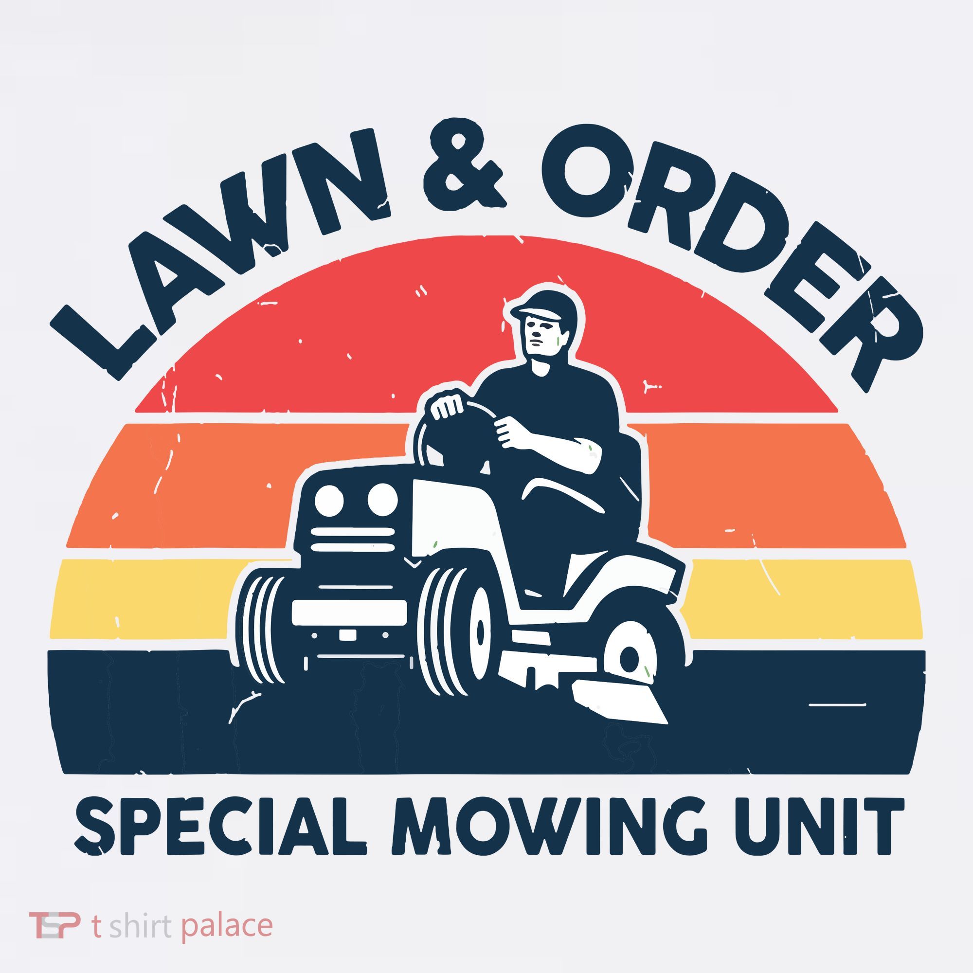 Lawn Order Special Mowing Unit Funny Mower Gardening Dad Women's Hoodie