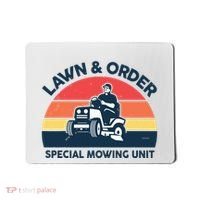 Lawn Order Special Mowing Unit Funny Mower Gardening Dad Mousepad thumb 0