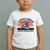 Lawn Order Special Mowing Unit Funny Mower Gardening Dad Toddler T-Shirt thumb 2