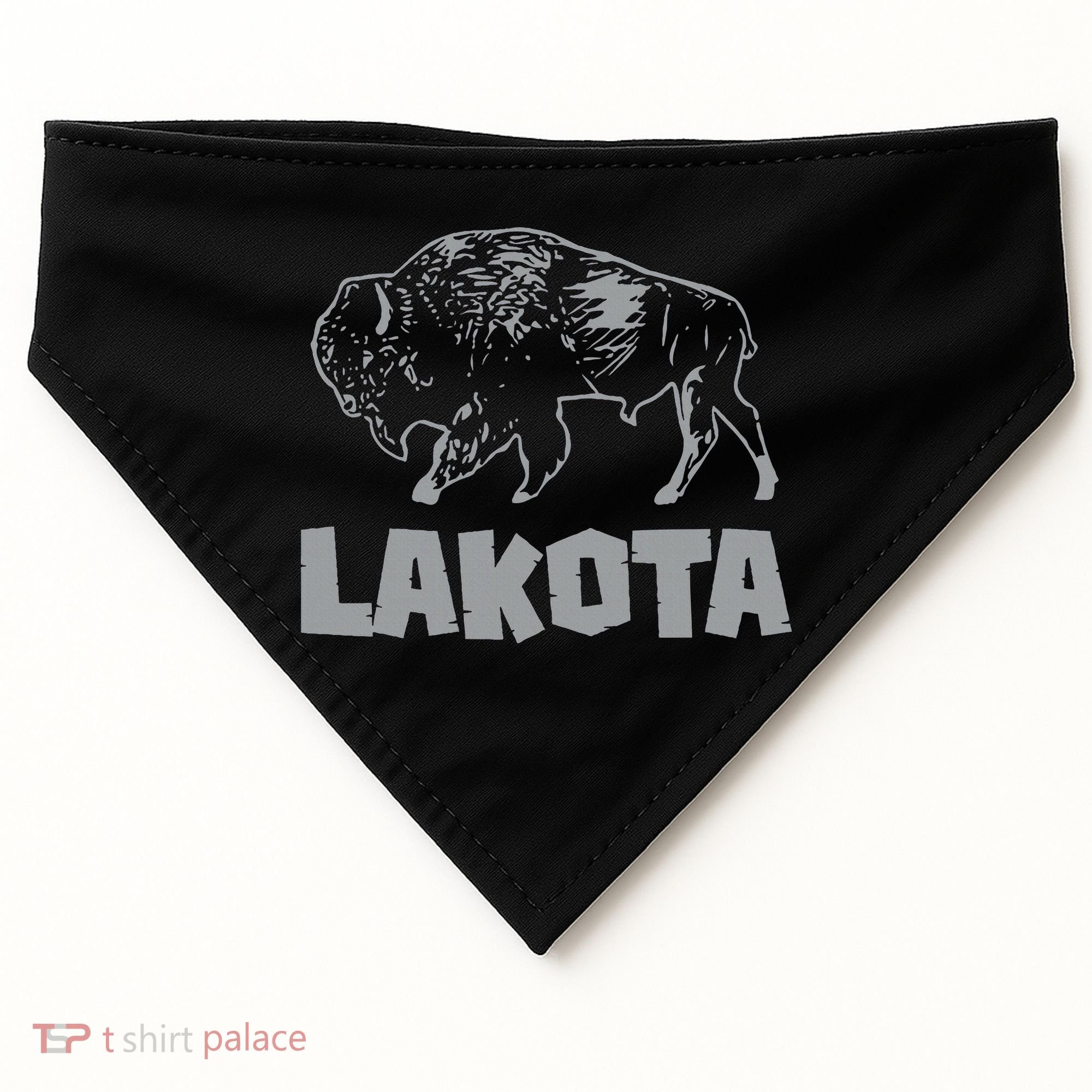 Lakota Oglala Sioux Tribe Native American Day Indigenous USA-Made Doggie Bandana
