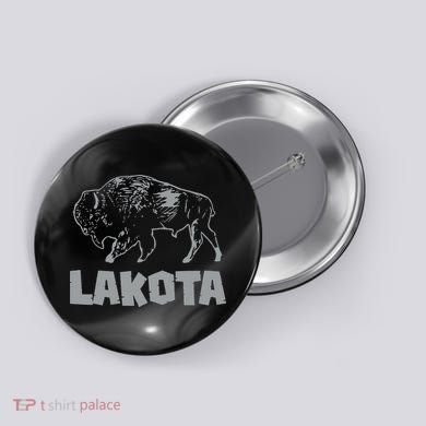 Lakota Oglala Sioux Tribe Native American Day Indigenous Button