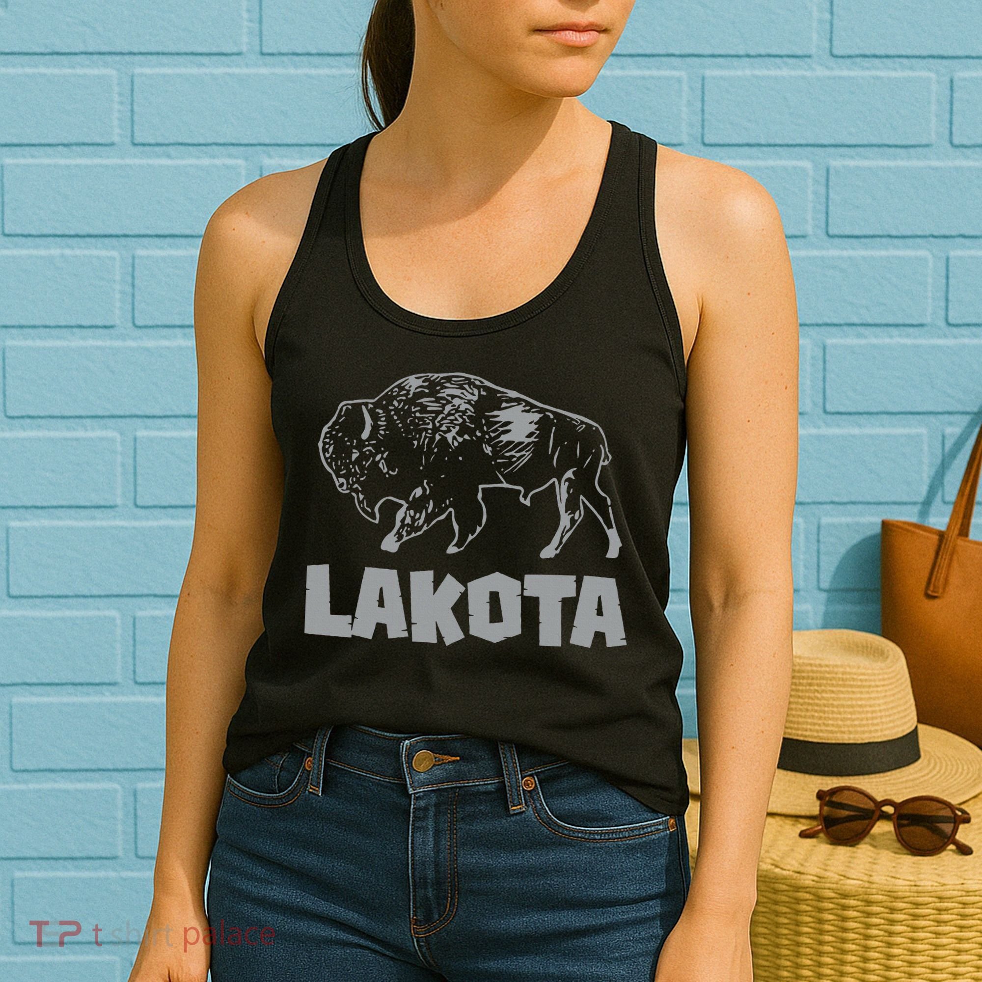 Lakota Oglala Sioux Tribe Native American Day Indigenous Women's Tank Top