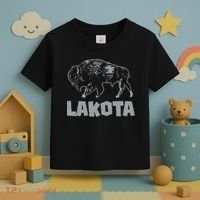 Lakota Oglala Sioux Tribe Native American Day Indigenous Toddler T-Shirt thumb 3