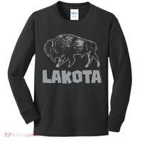 Lakota Oglala Sioux Tribe Native American Day Indigenous Kids Long Sleeve Shirt thumb 0