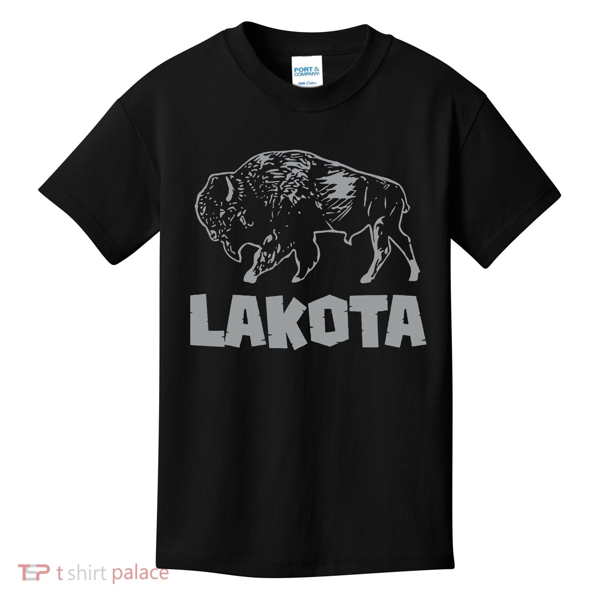 Lakota Oglala Sioux Tribe Native American Day Indigenous Kids T-Shirt