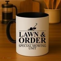 Lawn & Order Special Mowing Unit Coffee Mug thumb 4