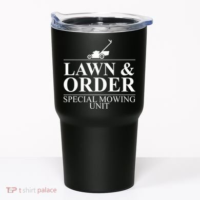 Lawn & Order Special Mowing Unit Tumbler