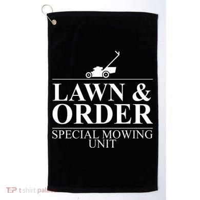 Lawn & Order Special Mowing Unit Golf Towel