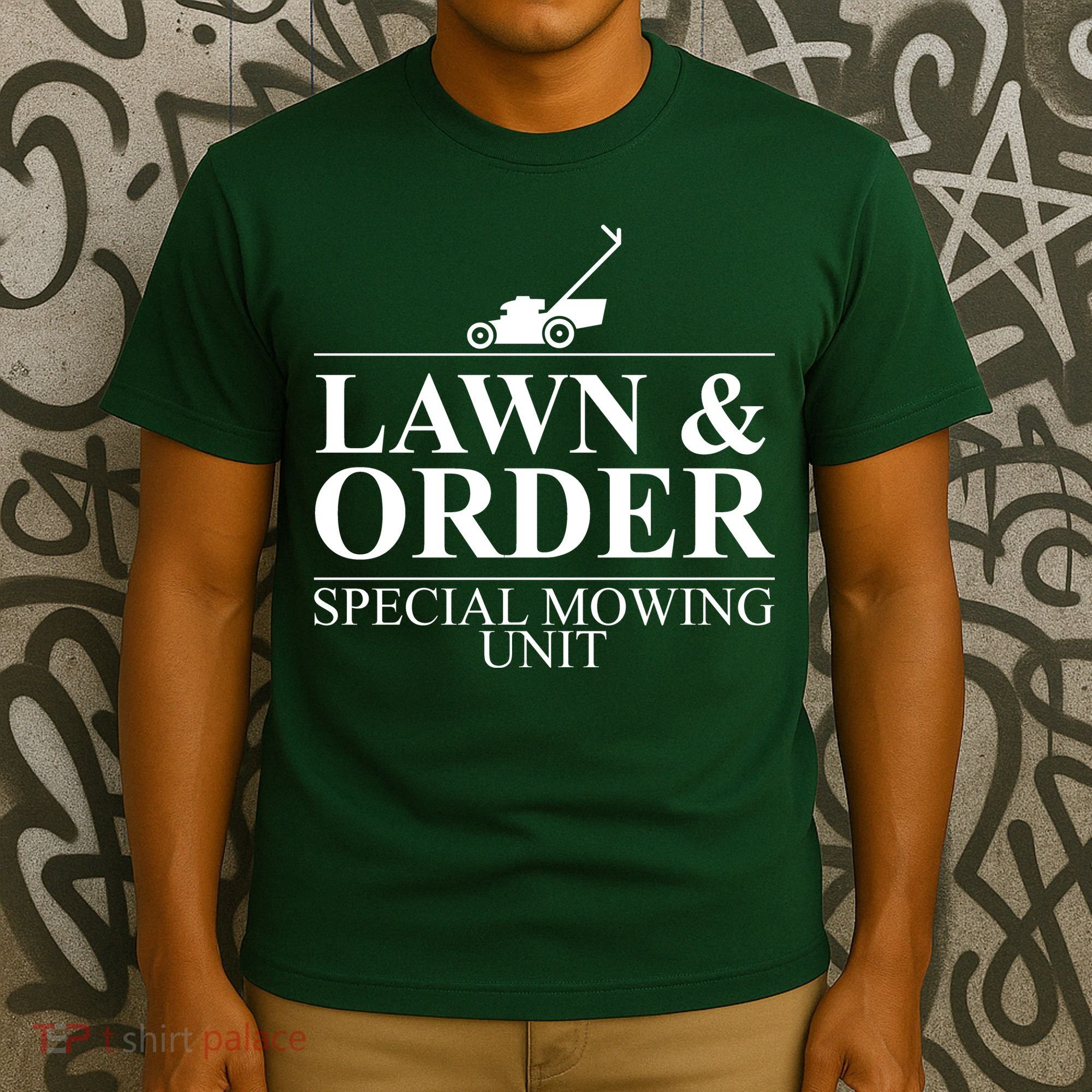 Lawn & Order Special Mowing Unit T-Shirt