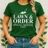 Lawn & Order Special Mowing Unit Women's T-Shirt thumb 2