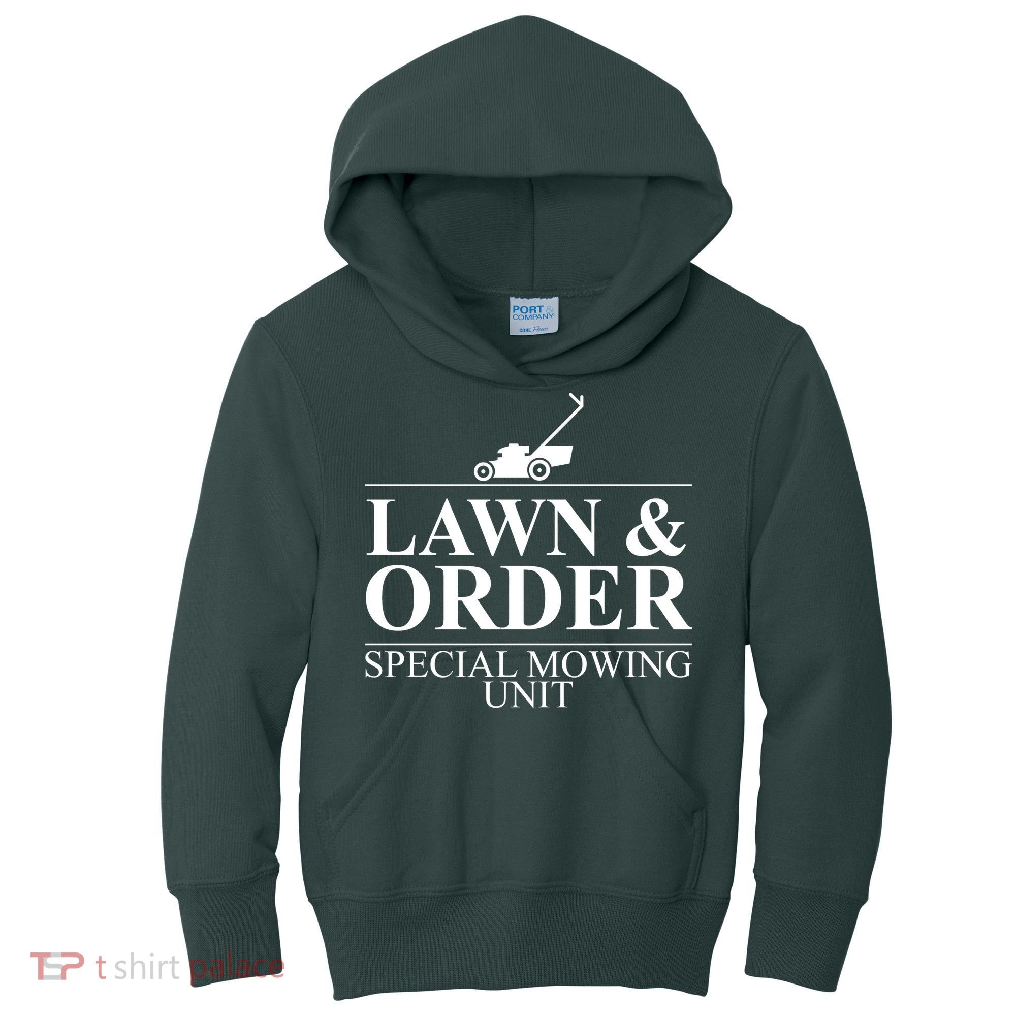Lawn & Order Special Mowing Unit Kids Hoodie