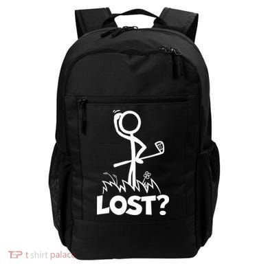 Lost Golf Ball Stickman Golfer Backpack