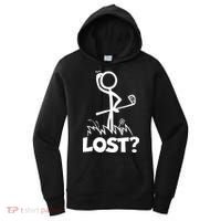 Lost Golf Ball Stickman Golfer Women's Hoodie thumb 0